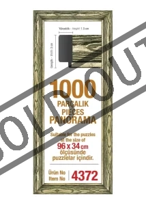 Obrázek k produktu Zlatý platinový rám na puzzle panorama 96x34cm (4372)