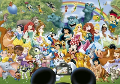 Obrázek k produktu Puzzle Úžasný svět Disney II 1000 dílků