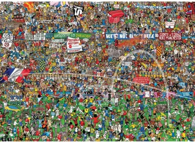 Obrázek k produktu Puzzle Historie fotbalu 3000 dílků