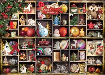 Obrázek k produktu Puzzle Vánoční ozdoby 1000 dílků