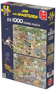 Obrázek k produktu Puzzle JvH Safari a Bouře 2x1000 dílků