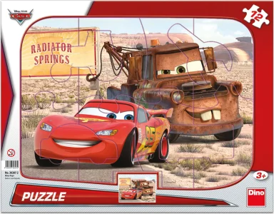 Obrázek k produktu Puzzle Auta: Blesk a Burák 12 dílků