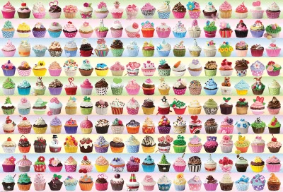 Obrázek k produktu Puzzle Barevné dortíky (Cupcakes) 2000 dílků