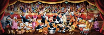 Obrázek k produktu Panoramatické puzzle Disney orchestr 1000 dílků