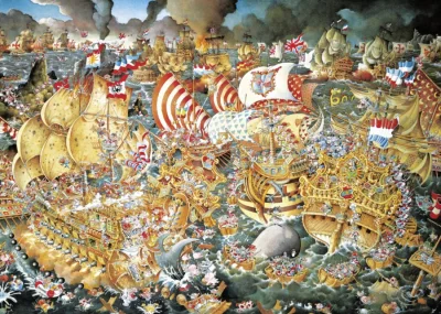 Obrázek k produktu Puzzle Bitva u Trafalgaru 2000 dílků