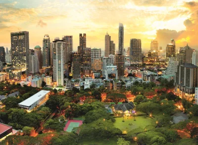 Obrázek k produktu Puzzle Soumrak v Bangkoku, Thajsko 3000 dílků