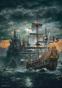 Obrázek k produktu Puzzle Pirátská loď 1500 dílků
