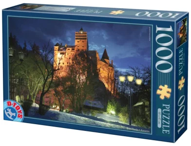 Obrázek k produktu Puzzle Hrad Bran v noci, Rumusko 1000 dílků