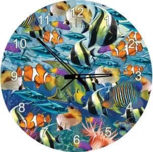 Obrázek k produktu Puzzle hodiny Svět mořských ryb 570 dílků