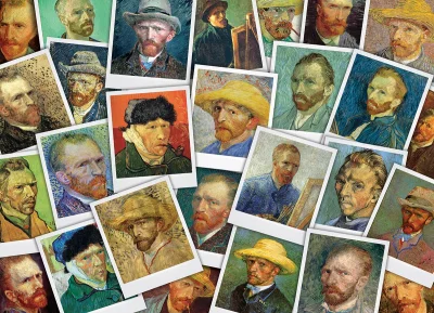 Obrázek k produktu Puzzle Van Goghovy Autoportréty 1000 dílků