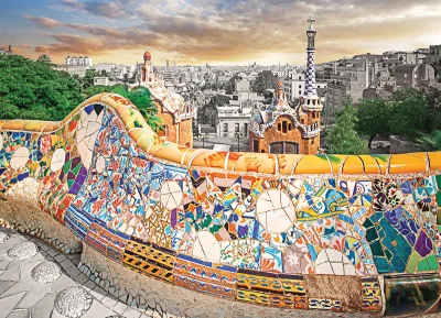 Obrázek k produktu Puzzle Barcelona - park Güell 1000 dílků