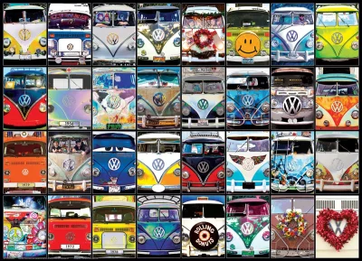 Obrázek k produktu Puzzle VW Cool Faces 1000 dílků