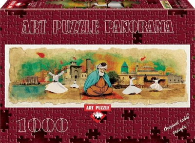 Obrázek k produktu Panoramatické puzzle Konya, Turecko - koláž 1000 dílků