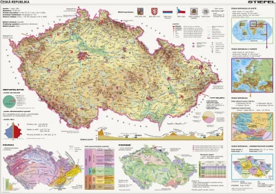 Obrázek k produktu Puzzle Mapa České republiky 2000 dílků