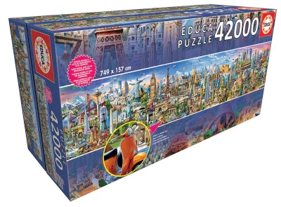 Obrázek k produktu Puzzle Kolem světa 42000 dílků