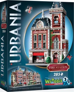 Obrázek k produktu 3D puzzle Urbania: Hasičská stanice 285 dílků