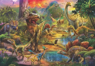 Obrázek k produktu Puzzle Království dinosaurů 500 dílků