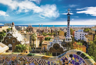 Obrázek k produktu Puzzle Park Güell, Barcelona 1500 dílků