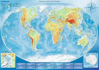 Obrázek k produktu Puzzle Velká mapa světa 4000 dílků