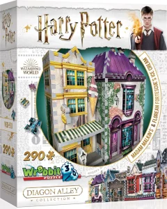 Obrázek k produktu 3D puzzle Harry Potter: Madam Malkinová a Zmrzlinářství Florea 290 dílků