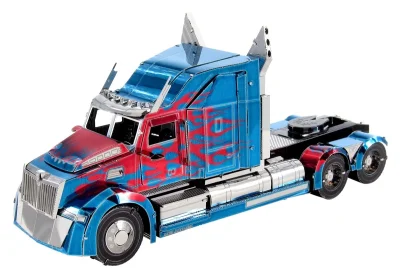 Obrázek k produktu poškozený obal: 3D puzzle Transformers: Optimus Prime Western Star 5700 Truck (ICONX)