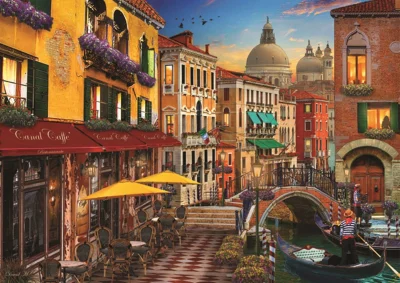 Obrázek k produktu Puzzle Kavárna Canal Caffé, Benátky 1500 dílků