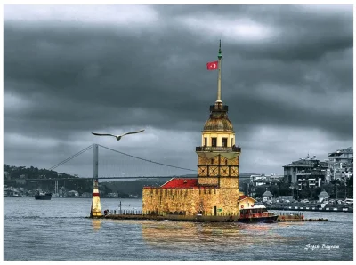 Obrázek k produktu Puzzle Nostalgická Dívčí věž, Turecko 1000 dílků