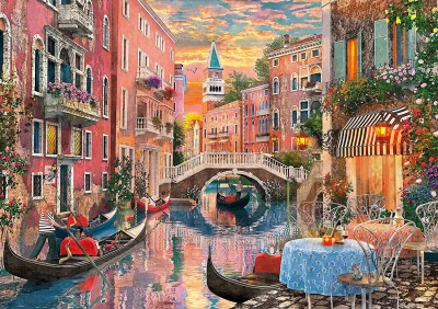 Obrázek k produktu Puzzle Západ slunce v Benátkách 6000 dílků