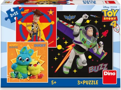 Obrázek k produktu Puzzle Toy Story 4, 3x55 dílků