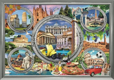 Obrázek k produktu Puzzle Dovolená v Itálii 1000 dílků