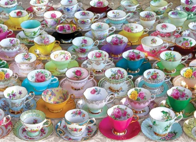 Obrázek k produktu Puzzle Sbírka čajových šálků 1000 dílků