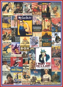 Obrázek k produktu Puzzle Plakáty z 1. a 2. světové války 1000 dílků