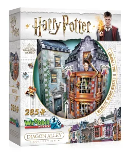 Obrázek k produktu 3D puzzle Harry Potter: Kratochvílné a kouzelnické kejkle a Denní věštec 285 dílků