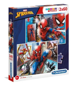 Obrázek k produktu Puzzle Spiderman: Do akce 2x60 dílků