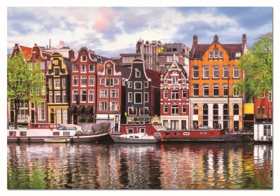 Obrázek k produktu Puzzle Tančící domy, Amsterdam 1000 dílků