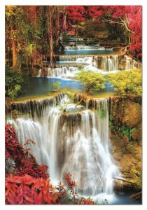Obrázek k produktu Puzzle Vodopády v hlubokém lese 1000 dílků