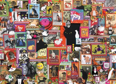Obrázek k produktu Puzzle Kočičí zeď 1000 dílků