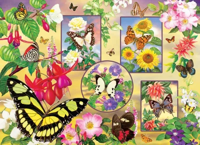 Obrázek k produktu Puzzle Kouzelní motýli 500 dílků