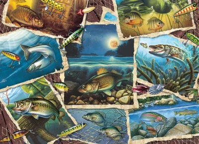 Obrázek k produktu Puzzle Obrázky ryb 1000 dílků