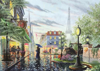 Obrázek k produktu Puzzle Letní déšť v Paříži 2000 dílků