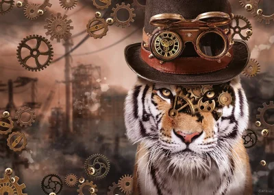 Obrázek k produktu Puzzle Steampunk: Tygr 1000 dílků