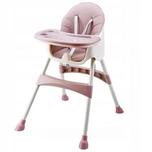 Obrázek k produktu Jídelní židlička 2v1 růžová