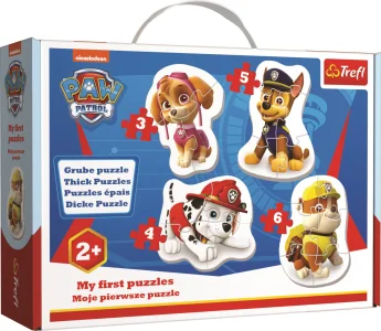 Obrázek k produktu Baby puzzle Tlapková patrola 4v1 (3,4,5,6 dílků)