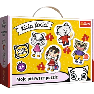 Obrázek k produktu Baby puzzle Kicia Kocia 4v1 (3,4,5,6 dílků)