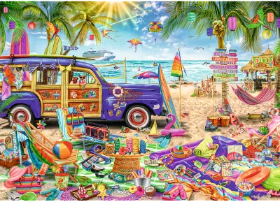 Obrázek k produktu Puzzle Tropická dovolená 2000 dílků