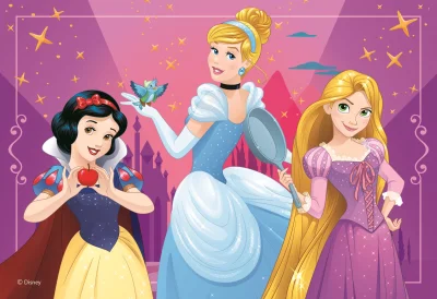 Obrázek k produktu Puzzle Odvážné Disney princezny 24 dílků