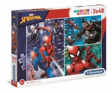 Obrázek k produktu Puzzle Spiderman 3x48 dílků