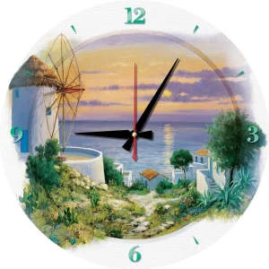 Obrázek k produktu Puzzle hodiny Večer u Egejského moře 570 dílků (včetně rámu)