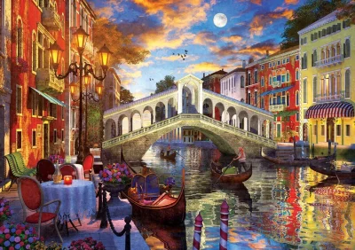 Obrázek k produktu Puzzle Most Rialto, Benátky 1500 dílků