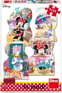 Obrázek k produktu Puzzle Minnie a Daisy v létě 4x54 dílků